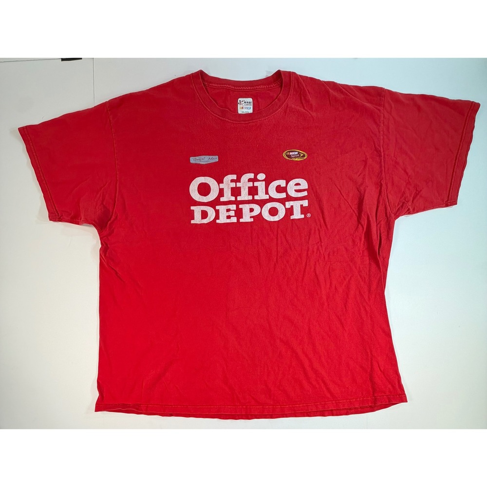 Chase Authentics Tony Stewart NASCAR Office Depot 14 Red T-Shirt Mens 3XL